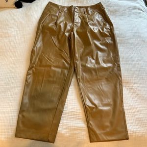 Target faux leather pants